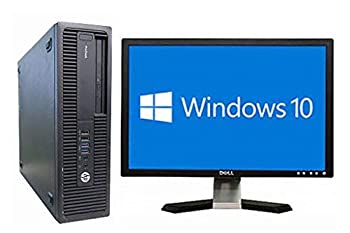 【中古】「非常に良い」 HP デスクトップパソコン ProDesk 600 G1 SFF 液晶セット Windows10 64bit搭載 Core i7-4770搭載 メモリー8GB搭載 HDD1.5TB搭載 DVDマルチ搭載