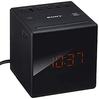 【中古】ソニー SONY クロックラジオ ICF-C1 : FM/AM/ワイドFM対応 おやすみタイマー ブラック ICF-C1 B