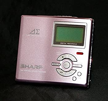 SHARP シャープ MD-DR7-P (ピンク) MDレコーダー MDLP対応 (MD録音再生兼用機 ポータブルMDプレーヤー