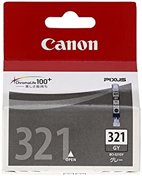 【中古】「非常に良い」Canon 純正インクカートリッジ BCI-321 グレー BCI-321GY