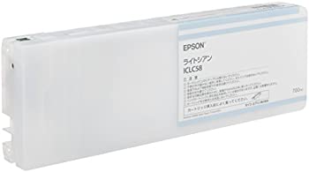 【中古】「人並み外れたに似つかわしい」セイコーエプソン インキ薬莢 ともし火シアン 700ml (PX-H10000/H8000用) ICLC58