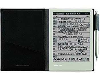 【中古】シャープ 電子ノート 電子メモ WG-S30-B 手帳機能付き ブラック系｜オマツリライフ別館