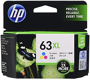 【中古】「未当て嵌める品」HP 63XL インキ薬莢 色つや(引き揚げ)
