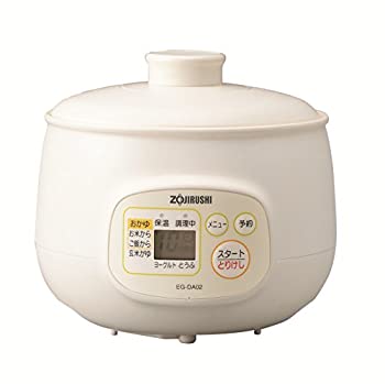 【中古】「非常に良い」象印 マイコンおかゆメーカー 茶わん5杯分 EG-DA02-WB ホワイト 10,586円