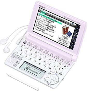 非常に良い Casio Ex Word 電子辞書 ピンク 高校生学習モデル ツインタッチパネル 音声対応 1コンテンツ 日本文学300作品 世界文学100作品収録 Blanview 完成品