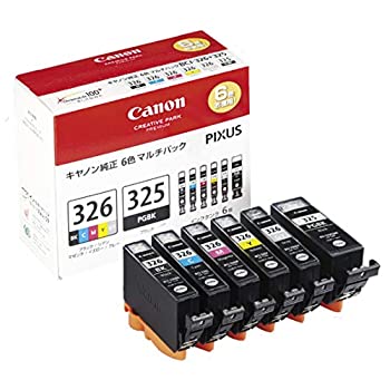 【中古】「未使用品」キヤノン インクタンクBCI-326 (BK/C/M/Y/GY) + BCI-325 マルチパック BCI-326+325/6MP|オマツリライフ別館