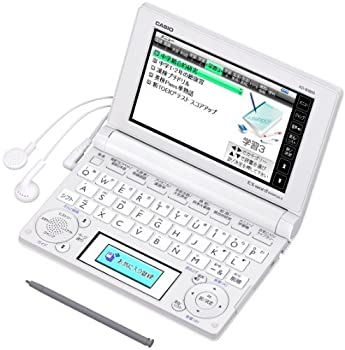 【中古】CASIO Ex-word 陰電子字引き 中学生学びとる模範例 白いこと 110コンテンツ・1000読みもの細工物・古典派音楽1000音楽フレーズ寄せあつめる ツイン色つや液晶 EX-VOICE役立つこと