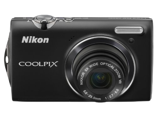 【中古】「非常に良い」Nikon デジタルカメラ COOLPIX (クールピクス) S5100 スマートブラック S5100BK 1220万画素 光学5倍ズーム 広角28mm 2.7型液晶
