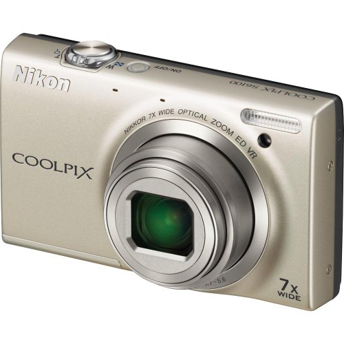 【中古】Nikon Coolpix s6100 16 MPデジタル写真器with 7 x NIKKOR広角光学望遠レンズと7.6 コマーシャル touch-panel LCD