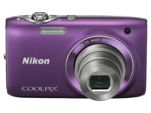 【中古】「人並み外れたに似つかわしい」Nikonデジタル写真機COOLPIX S3100 ファインパープル S3100PP