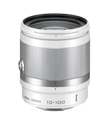 【中古】Nikon 高倍率ズームレンズ 1 NIKKOR VR 10-100mm f/4-5.6 ホワイト ニコンCXフォーマット専用|オマツリライフ別館