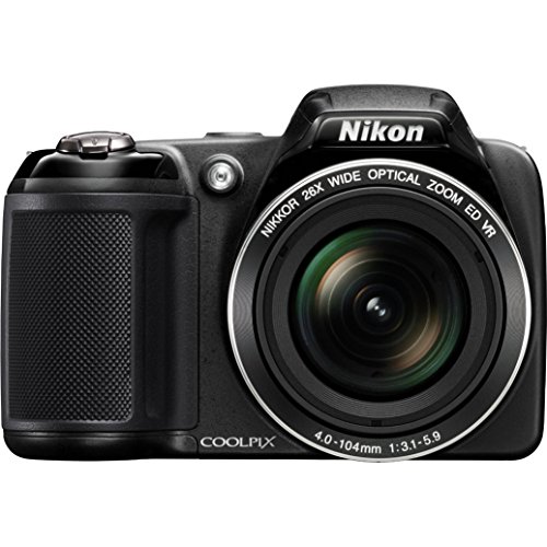 【中古】「非常に良い」Nikon Coolpix L320 16.1MP デジタルカメラ 26倍光学ズーム付き - ブラック