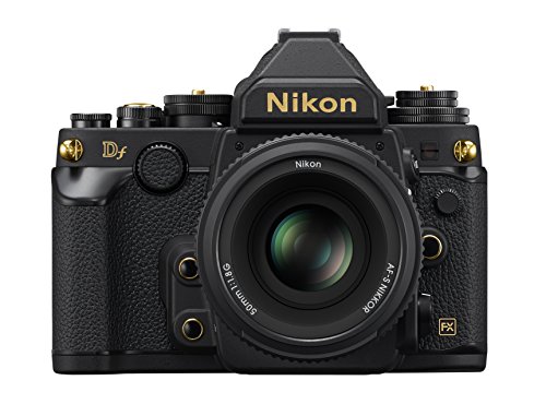 【中古】「人並み外れたに好いたらしい」Nikon デジタル一眼二眼レフ写真機 Df 50粍 f/1.8G Special Gold Edition一揃いの道具 黒いこと DFLKBKGE