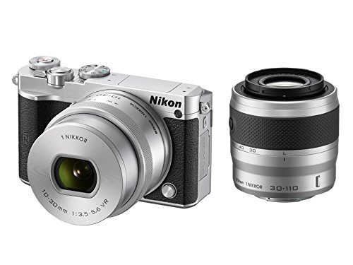 【中古】Nikon ミラーレス一眼 Nikon1 J5 ダブルズームキット シルバー J5WZSL｜オマツリライフ別館