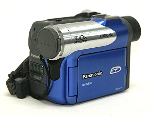 【中古】「人並み外れたに好いたらしい」Panasonic パナソニック NV-GS50K-A 青碧 デジタルテレビカメラ ミニDV カラーナイトビュー積み上げる