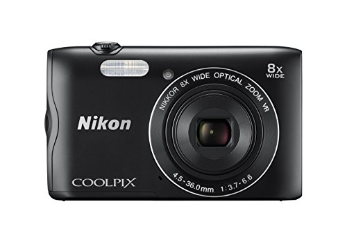 【中古】Nikon デジタルカメラ COOLPIX A300 光学8倍ズーム 2005万画素 ブラック A300BK