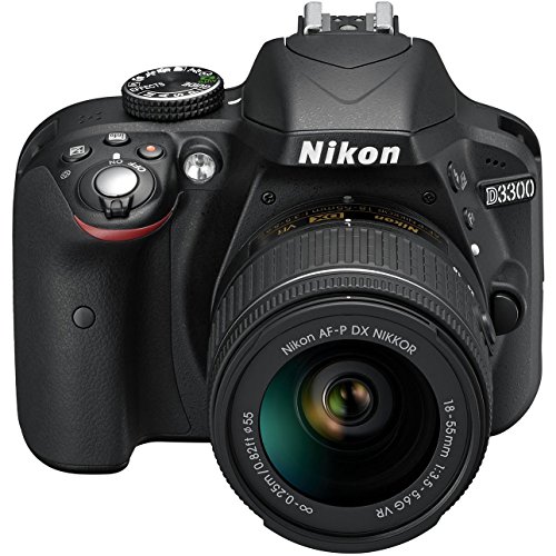【中古】「非常に良い」Nikon D3300 w/ AF-P DX 18-55mm VR デジタル一眼レフ ? ブラック