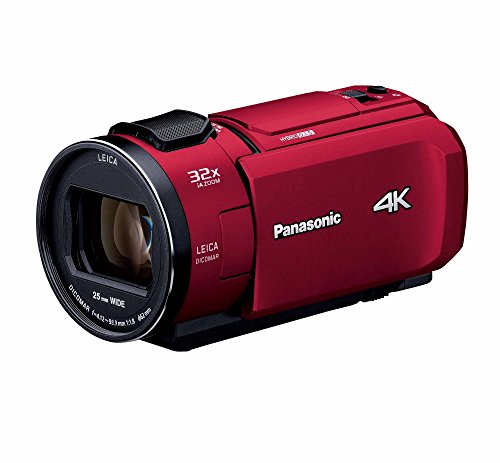 【中古】「人並み外れたに好いたらしい」パナソニック 4K テレビカメラ VZX1M 64GB 後ほどから手を加える 赤いこと HC-VZX1M-R