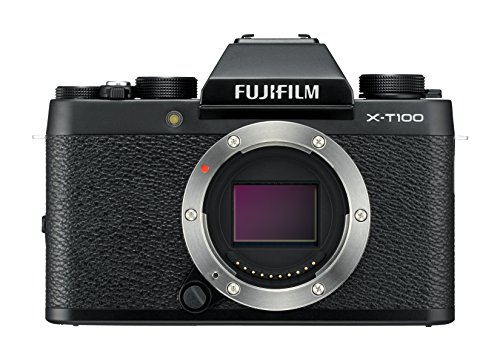 【中古】「ほぼ新品」FUJIFILM ミラーレス一眼 カメラ X-T100ブラック X-T100-B｜オマツリライフ別館