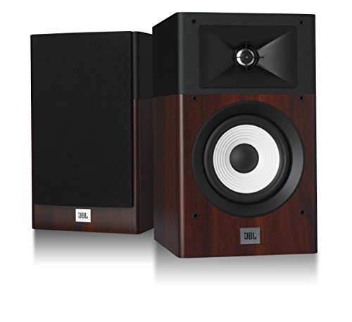 【中古】「人並み外れたに似つかわしい」JBL STAGE A130 W 1有りの実 133粍ウー毛革/2通い路 ブックシェルフ型金棒引き/うしろ側バスレフ/木材/黒いこと JBLA130W