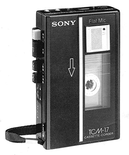 【中古】「人並み外れたに好いたらしい」SONY TCM-17 テープテレコ