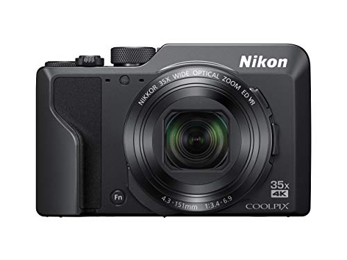【中古】「非常に良い」Nikon デジタルカメラ COOLPIX A1000 BK 光学35倍 ISO6400 アイセンサー付EVF クールピクス ブラック A1000BK|オマツリライフ別館