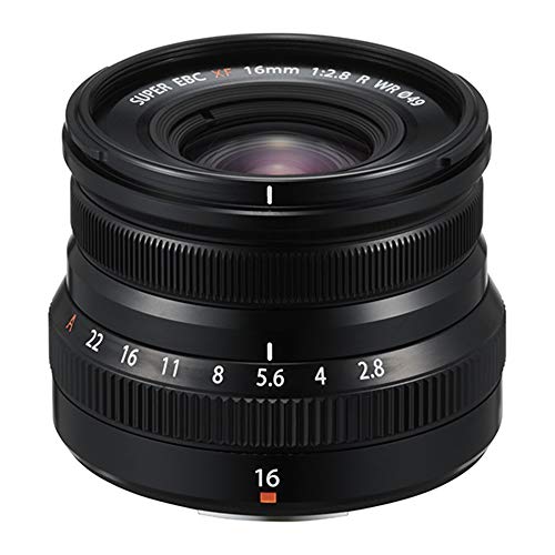 【中古】「ほぼ新品」Fujifilm Fujinon XF16mmF2.8 R WR水晶体 - 黒いこと。