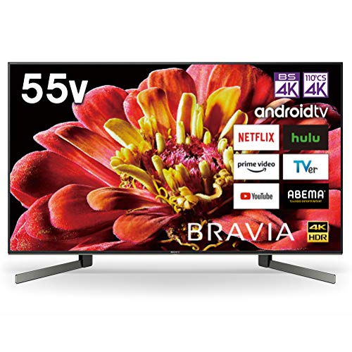 【中古】「非常に良い」ソニー 55V型 液晶 テレビ ブラビア KJ-55X9500G 4Kチューナー内蔵 Android TV機能搭載 Works with Alexa対応 2019年モデル