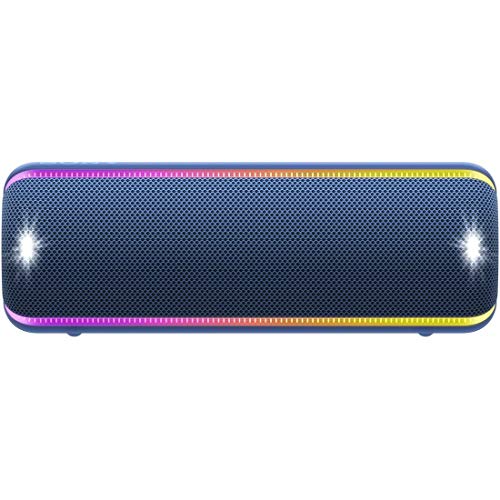 【中古】ソニー ワイヤレスポータブルスピーカー SRS-XB32 : 雨合羽 / 防塵 / 防錆 / Bluetooth / 重低音部 / 最大限度24第四次元年代順の継続生まれ変わり 2019年青写真 / マイクロホン付き添い人/ 青色 SRS-XB32