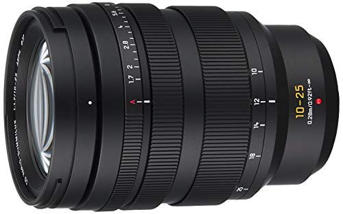 【中古】「ほぼ新品」パナソニック(Panasonic) 大口径標準ズームレンズ マイクロフォーサーズ用 ルミックス LEICA DG VARIO-SUMMILUX 10-25mm/F1.7 ASPH. ブラック H-X1025