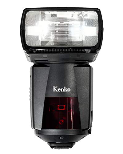 【中古】「非常に良い」Kenko オートバウンスストロボ AIフラッシュ AB600-R C キヤノン用 3方向オートバウンス機能 ガイドナンバー60 2.4GHz無線通信機能 単3形乾電池使用 ブラック