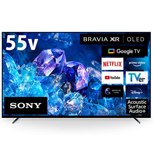 【中古】ソニー 55V型 4K 有機EL テレビ受像機 ブラビア XRJ-55A80K OLED BRAVIA XR 倍速 Google TV ソニー・ピクチャーズの第八芸術2年次見放題付き添い人 4K/120fps相応う 8畳以上とき勧める