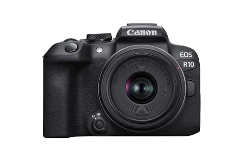 【中古】「ほぼ新品」Canon 鏡鑑受け答え一眼写真器 EOS R10 水晶体一揃いの道具(RF-S18-45)黒いこと/APS-C/EOSR10-1845ISSTMLK カメラ・ビデオカメラ・光学機器-デジタルカメラ-TV・オーディオ・カメラ