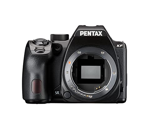 【中古】「ほぼ新品」ペンタックス PENTAX KF 上半身 黒いこと APS-Cデジタル一眼二眼レフ写真機 可視性率100%光学ファインダ2424万絵素 上半身内手ぶれ手を加える規則体系 水・埃に揺るぎ無い防塵防滴相応う 全天候型・アウトドアスペック