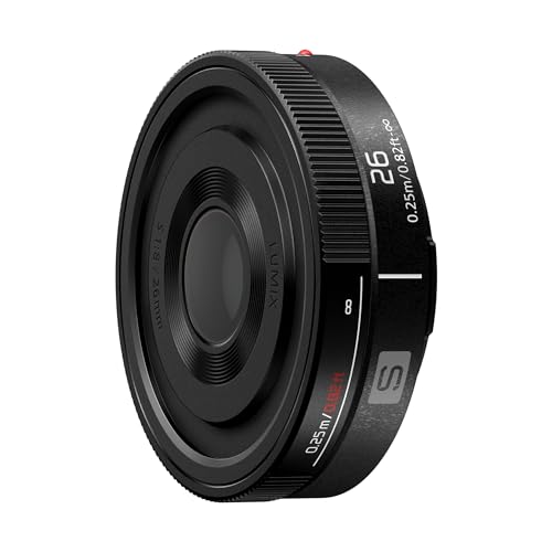【中古】Panasonic LUMIX フルフレームカメラレンズ S 26mm F8 - S-R26。 50,394円
