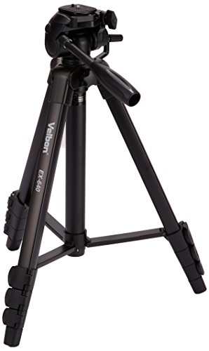 【中古】「非常に良い」Velbon 三脚 レバー式 EX-640 4段 中型 3Way雲台付 DIN規格クイックシュー対応 アルミ製 301284