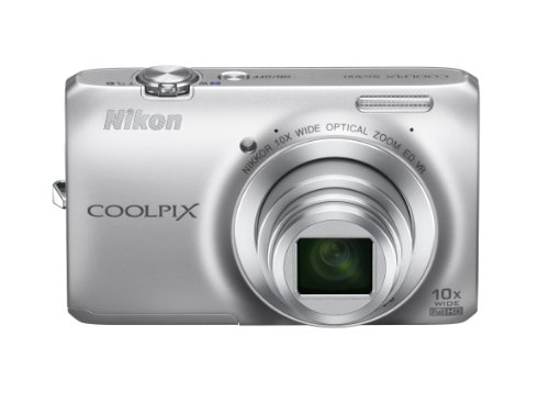 【中古】「人並み外れたに似つかわしい」Nikon デジタル写真機 COOLPIX (クールピクス) S6300 水晶しろがね色 S6300SL