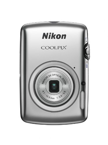 【中古】Nikon デジタル写真機 COOLPIX S01 超小型上半身 タッチパネル液晶 銀鏡しろがね色 S01SL