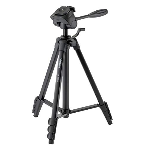 【中古】「非常に良い」Velbon ファミリー三脚 EX-440N 4段 レバーロック 脚径20mm 小型 3Way雲台 DIN規格クイックシュー対応 アルミ脚 302021