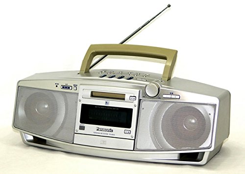 【中古】「非常に良い」Panasonic パナソニック　RX-MDX5-S シルバー　パーソナルMDシステム　（CD/MDデッキ）（ラジカセ形状タイプ）　MDLP非対応