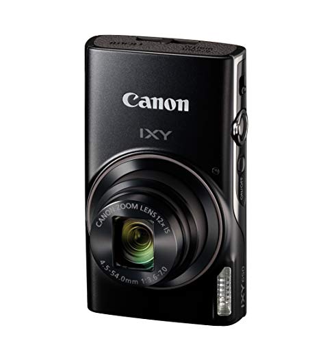 【中古】「未当て嵌める品」Canon コンパクトデジタルカメラ IXY 650 黒いこと 光学12倍望遠レンズ/Wi-Fi相応う IXY650BK-A