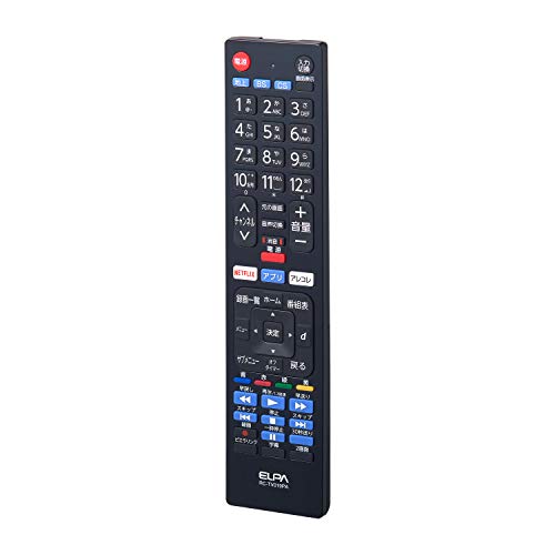 【中古】「ほぼ新品」エルパ(ELPA) テレビ受像機遠隔操作 パナソニック用 (RC-TV019PA) ビエラ用/テレビ受像機 遠隔操作 汎用/据え付ける不必要