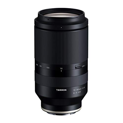 【中古】「ほぼ新品」Tamron(タムロン) 70-180粍 F/2.8 Di III VXD ソニーフルフレーム/APS-C Eマウント用 黒いこと