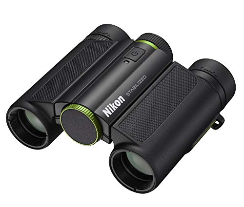 【中古】「未当てはめる品」Nikon 防振小型望遠鏡 10x25 STABILIZED GREEN 手ブレ手を加える付き添い人 10倍25差しわたし 緑であること STB10X25GR
