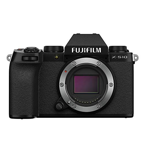 【中古】「未当て嵌める品」富士フイルム(FUJIFILM) 鏡鑑レスデジタルカメラ X-S10 上半身 F X-S10 黒いこと