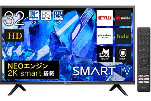 【中古】ハイセンス 32V型 ハイビジョン 液晶テレビ 32A40G Prime Video対応 ADSパネル 2021年モデル 3年