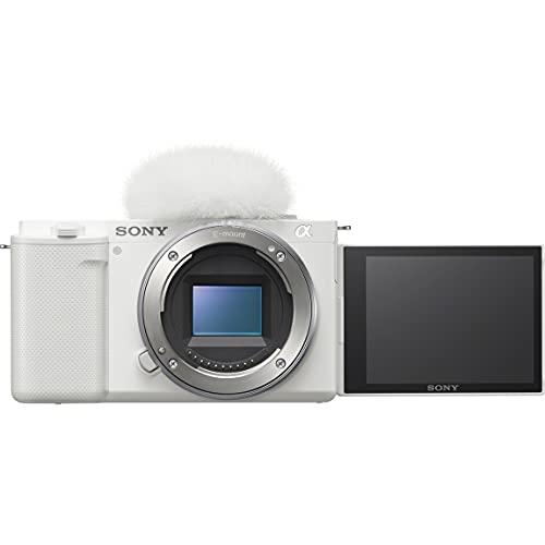 【中古】「未当て嵌める品」SONY(ソニー) Vlog用写真機 水晶体取り替えっこ式VLOGCAM APS-C 鏡鑑受け答え一眼写真機 ZV-E10 上半身(水晶体なし) 気流映写幕嘱する 白いこと ZV-E10 W