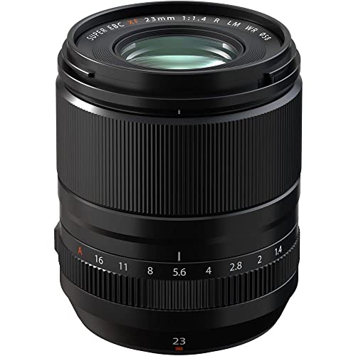 【中古】「未当てはめる品」富士フイルム(FUJIFILM) X 取り替えっこ水晶体 フジノン 単興味の中心 広角 大差しわたし 23粍 F1.4 防塵防滴耐低温 直線的原動機(静音) 絞り輪っか F XF23MMF1.4 R LM WR