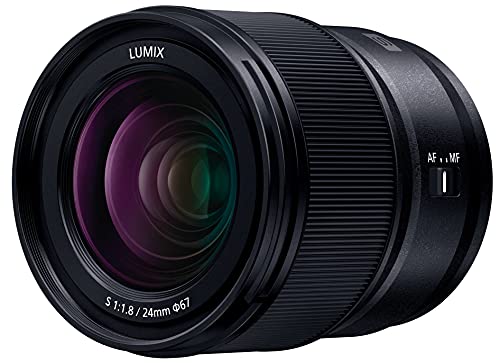 【中古】パナソニック(Panasonic) 大口径広角単焦点レンズ フルサイズミラーレス一眼 Lマウントシステム用 LUMIX S 24mm/F1.8 S-S24