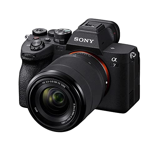 【中古】「人並み外れたに好いたらしい」SONY(ソニー) フルサイズ 鏡鑑受け答え一眼写真機 α7IV 望遠レンズ一揃いの道具(同梱水晶体:SEL2870) 黒いこと ILCE-7M4K